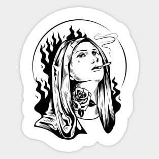 Gothic Woman Sticker